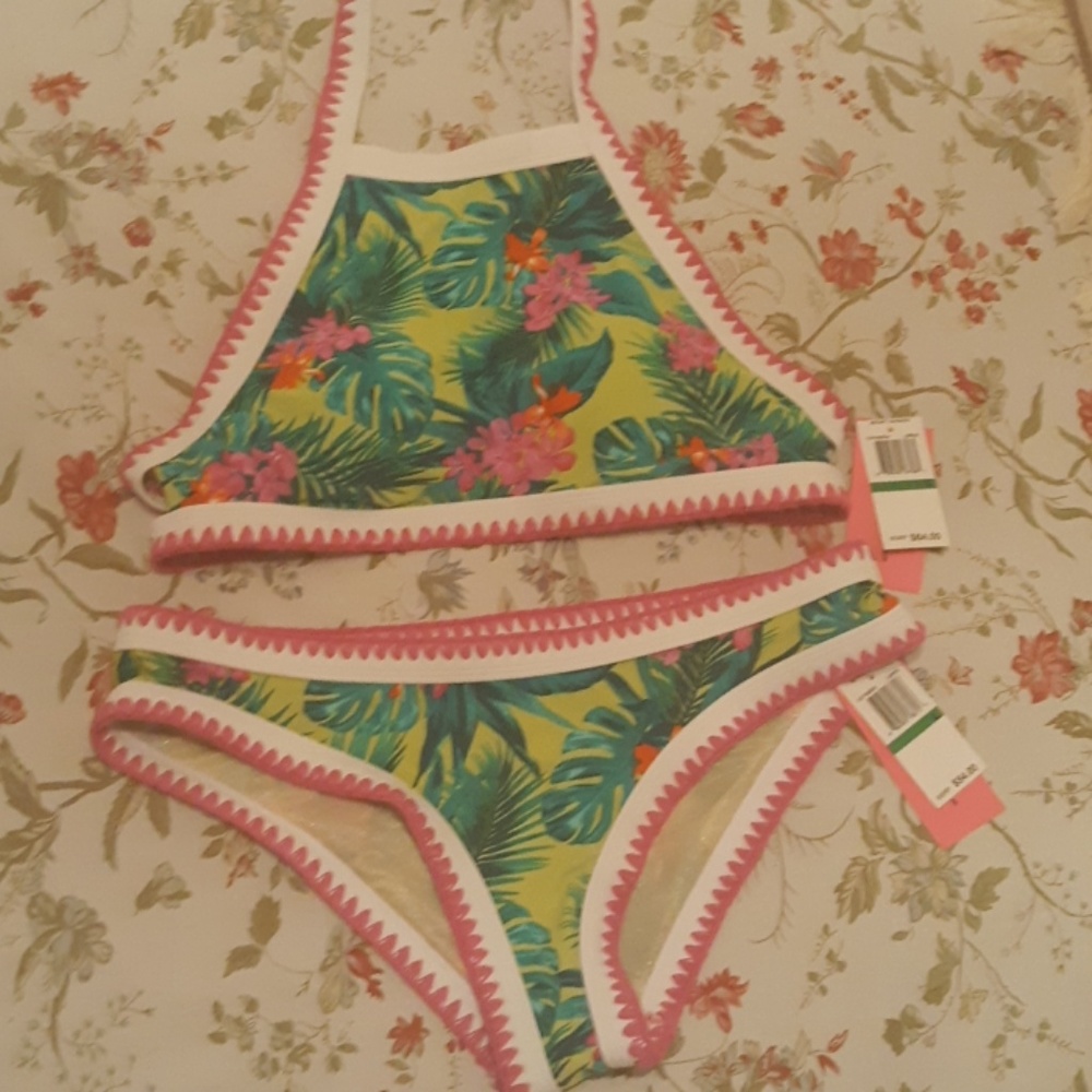 Betsey Johnson Halter Bikini